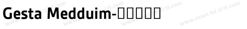 Gesta Medduim字体转换